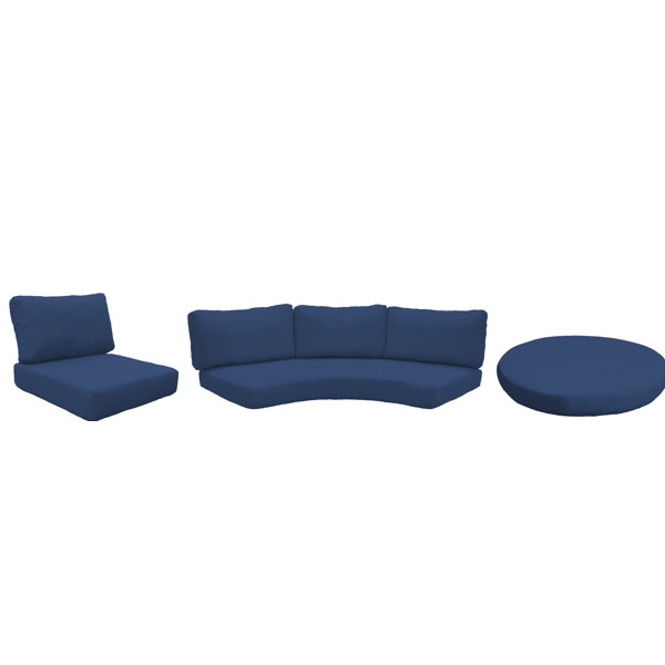 Sol 72 Outdoor™ Waterbury Outdoor 6'' Replacement Cushion Set Cushion